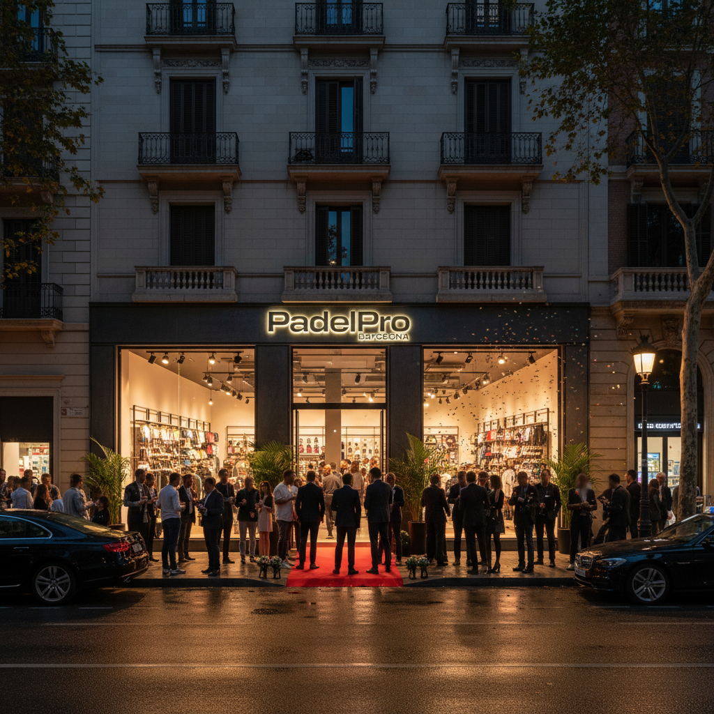 Padel Nuestro eröffnet Flagship-Store in Barcelona